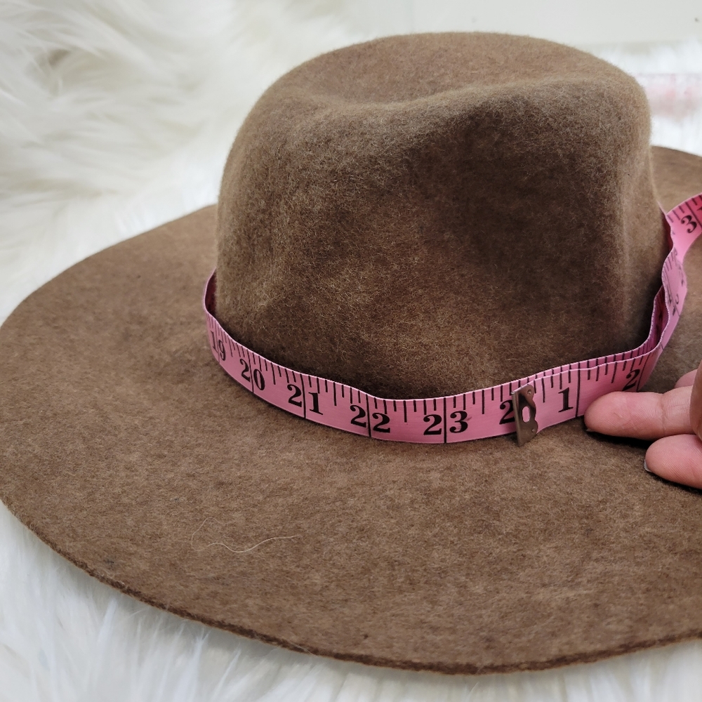 Wool Soft Packable Hat Round Brim - image 5